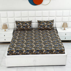 3 PCs Double Bed Sheet-Aurelia