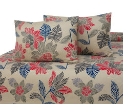 3 PCs Double Bed Sheet-Cherry Blossom