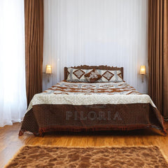 Premium_Red_Velvet_Jacquard_Bed_Sheet_Set_-_Elegant_Floral_Design_with_Geometric_Borders