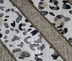 Babra-e-Jangal – Quilted Microfiber Leopard-Print Bedspread