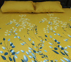 Gulzar-e-Zard – Luxury  Quilted Microfiber Bedspread
