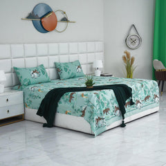 3 PCs Double Bed Sheet summer