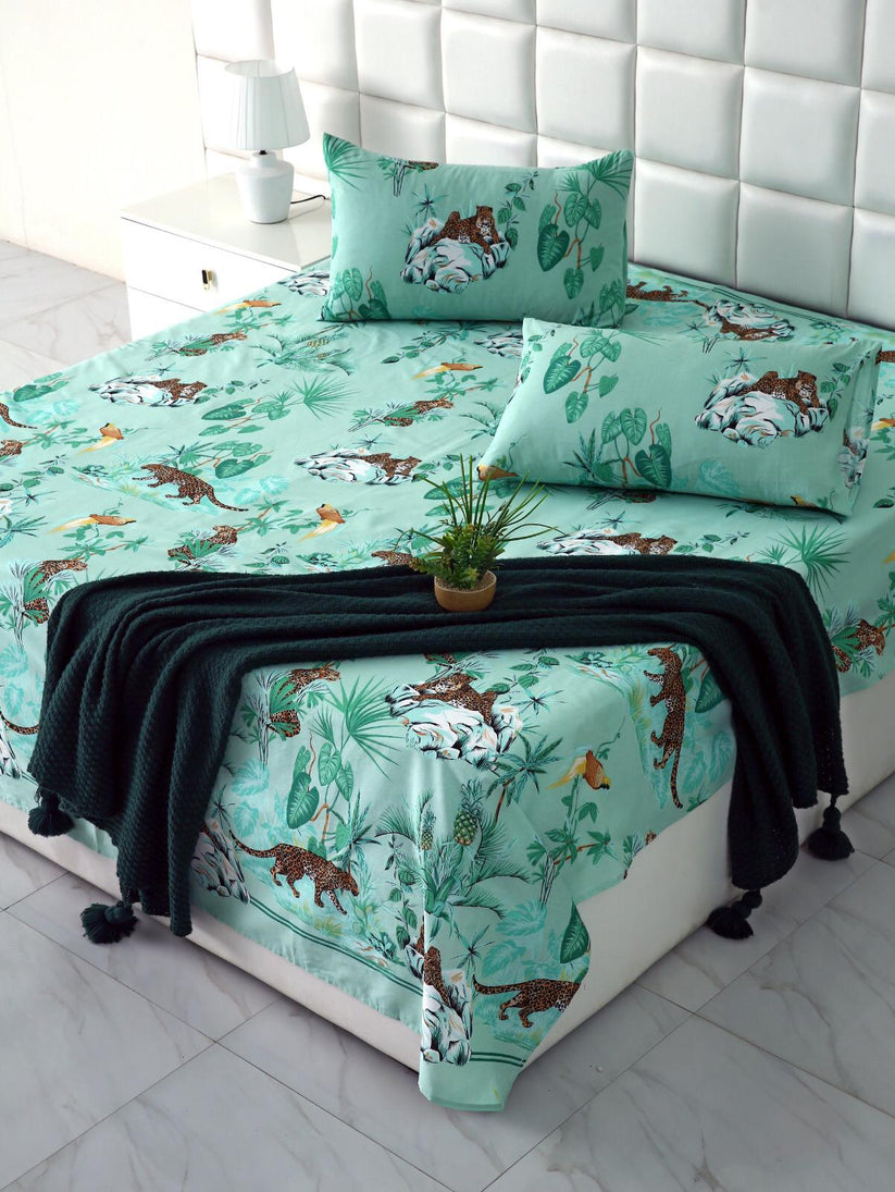 3 PCs Double Bed Sheet summer